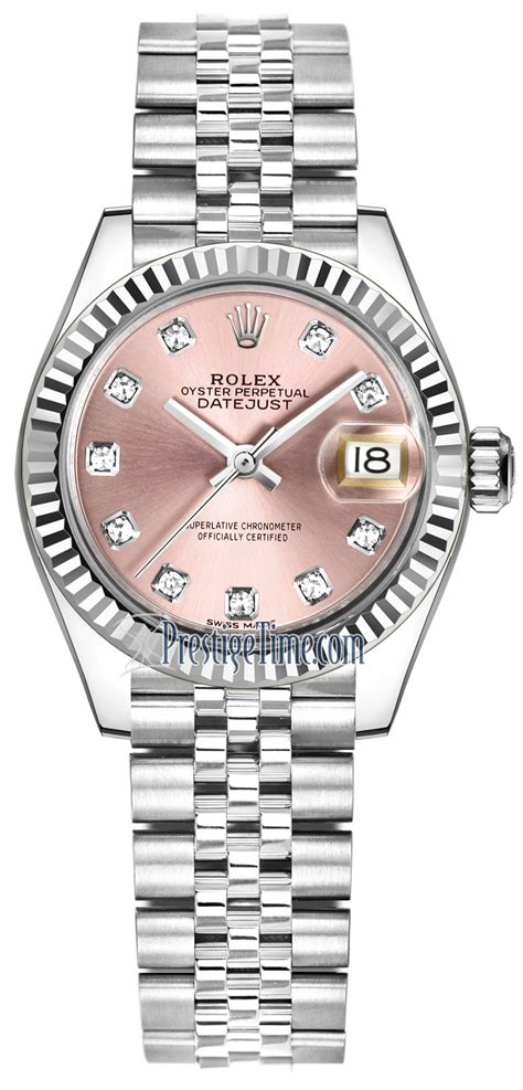 ladies pink face rolex watches|rolex 279174 datejust ladies watch.